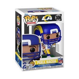 Funko Pop! NFL Puka Nacua Los Angeles Rams Figure #306!